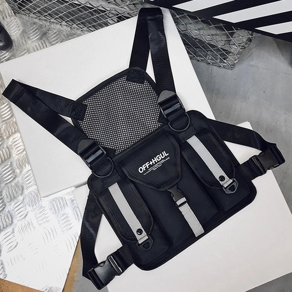 Reflective Tech Backpack for Cycling