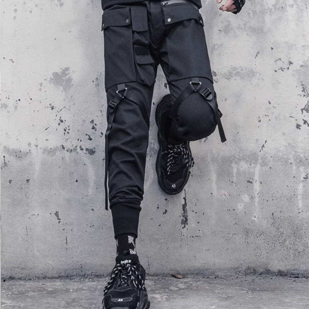 Black Tactical Cargo Pants