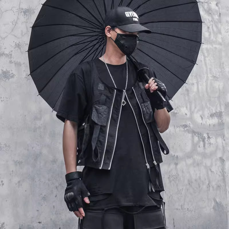 Techwear Crop Vest