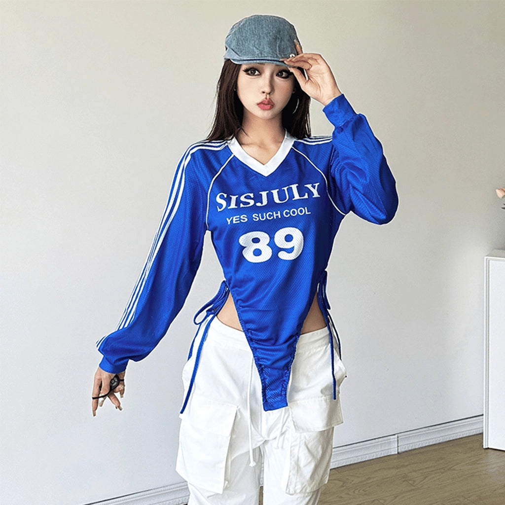 Striped Sports Bodysuit