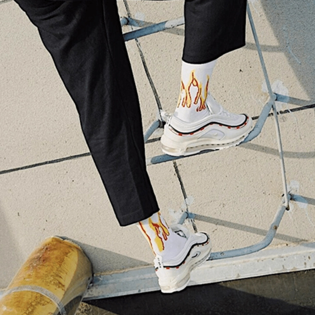 Punk Flame Socks