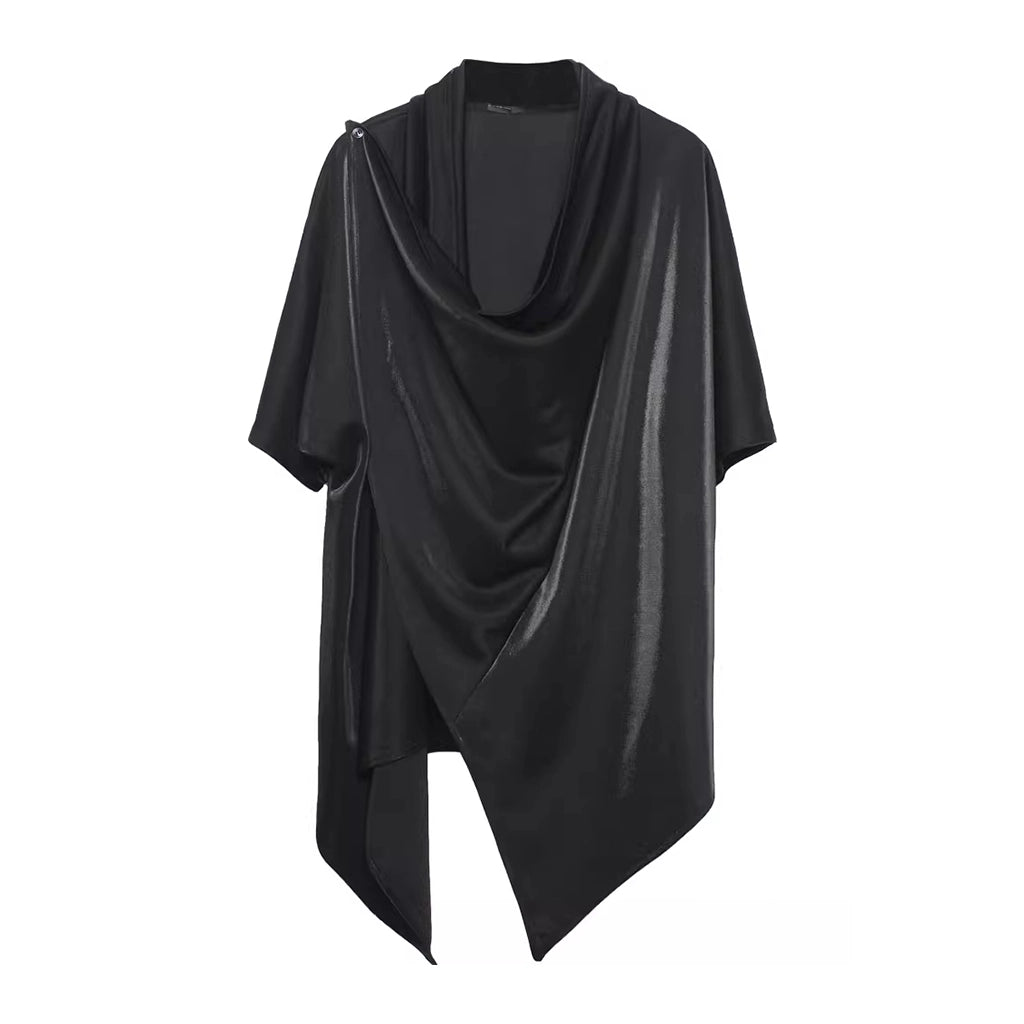 Futuristic Draped Tech Shirt