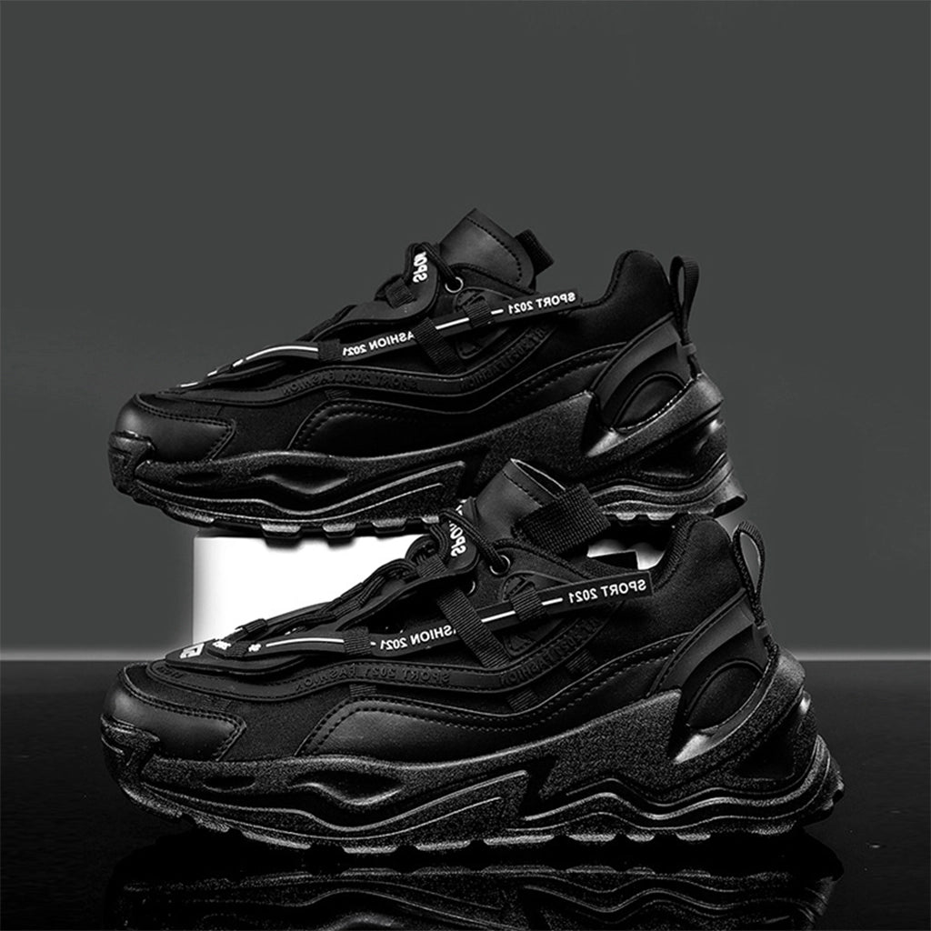 Chunky Black Sneakers