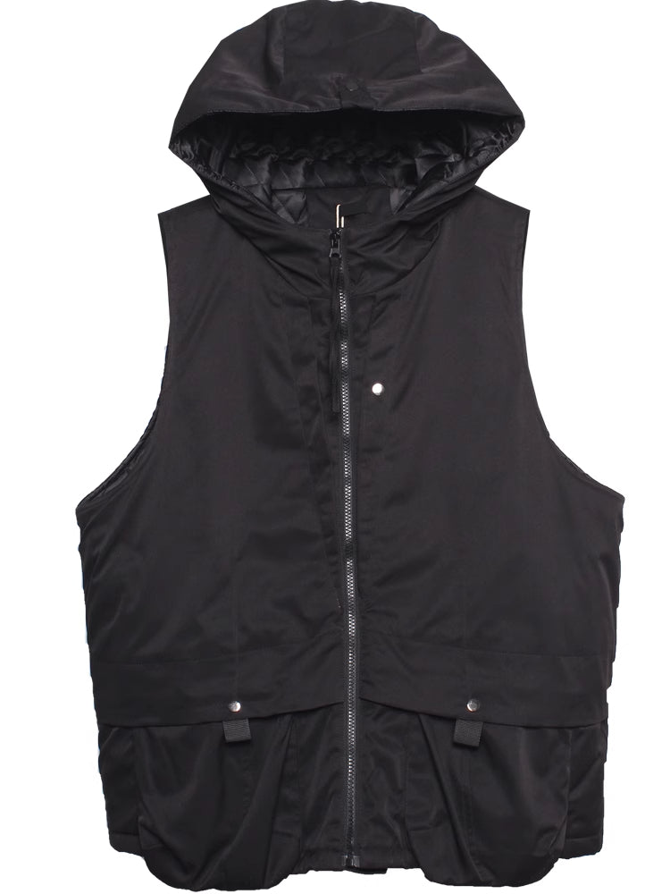 Techwear Hooded Thickening Vest