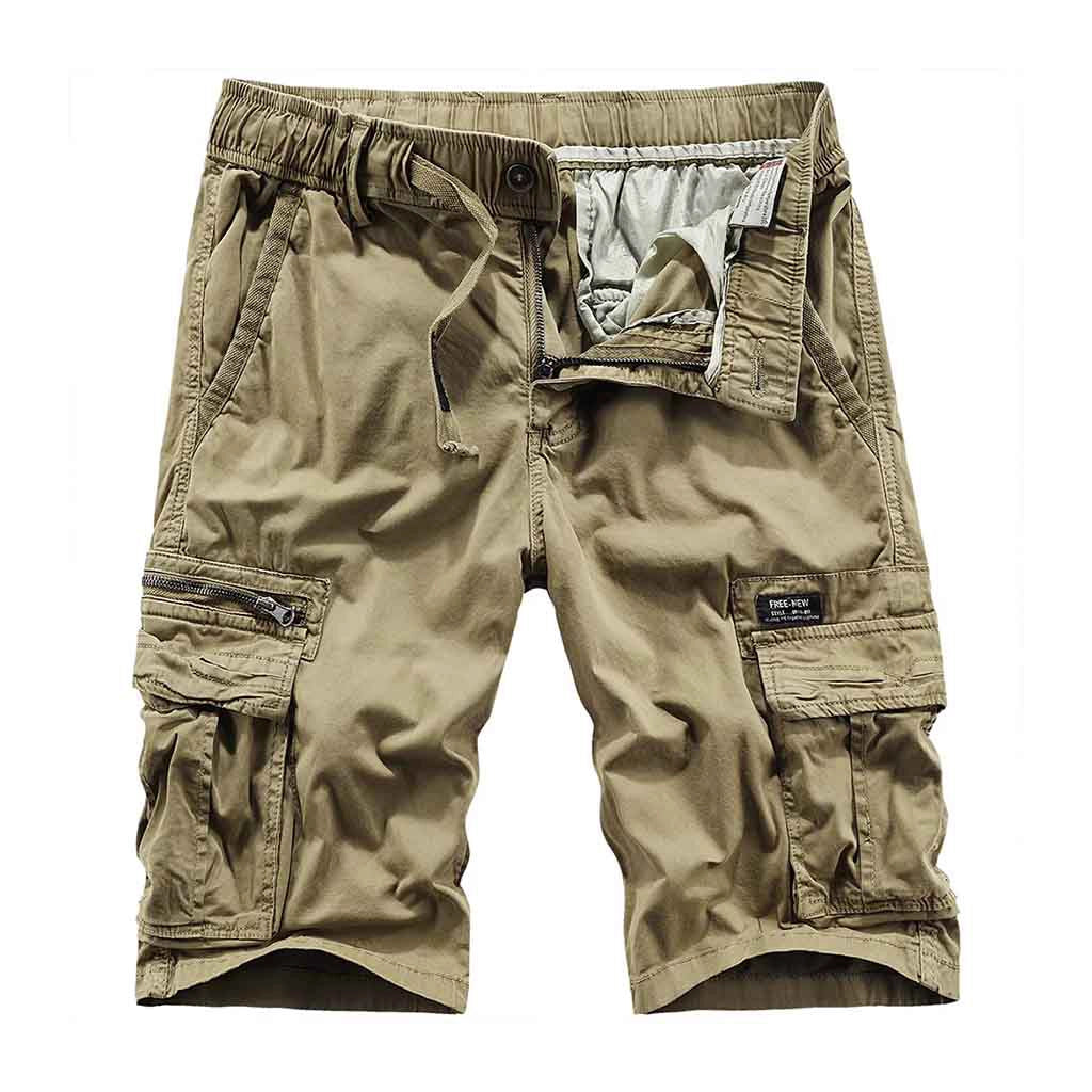 Khaki Summer Travel Shorts