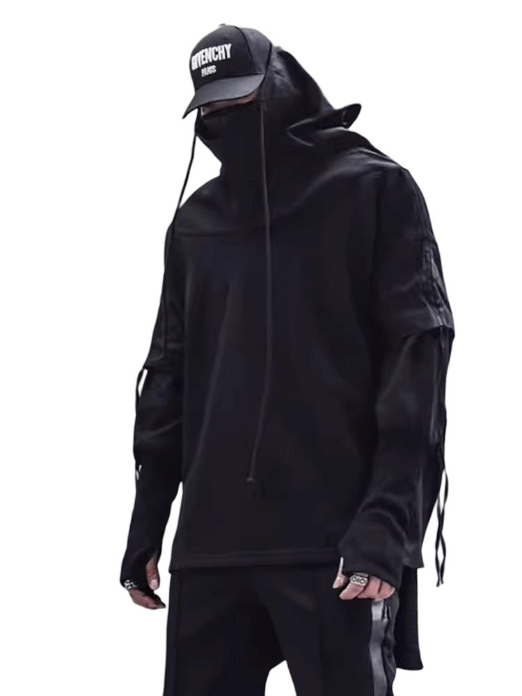 Turtleneck Windproof Hoodie