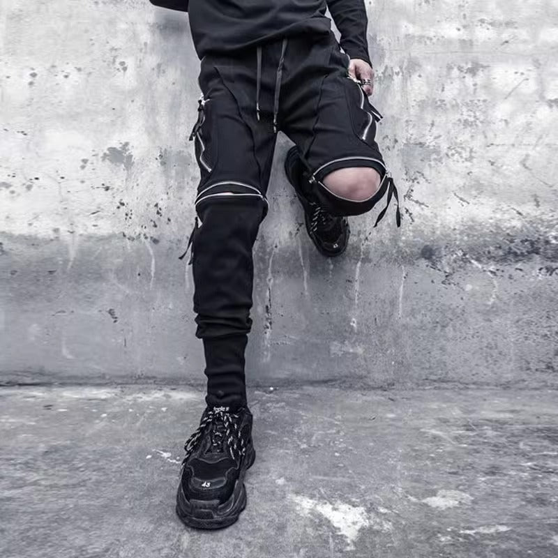 Black Cargo Pants Streetwear