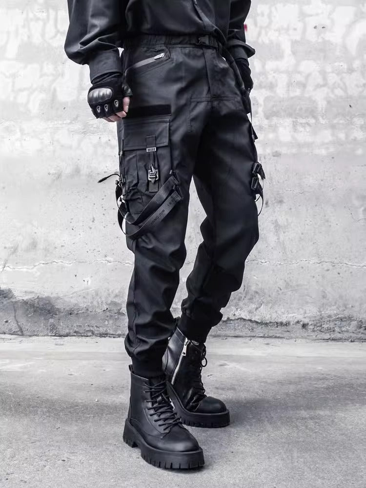 British Urban Techwear Cargo Pants