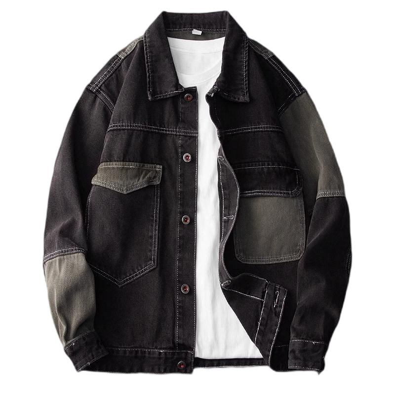 Casual Denim Techwear Jacket