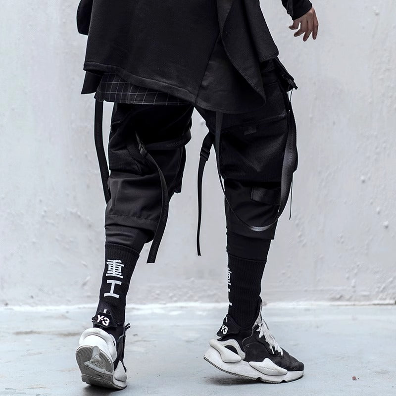 Cyberpunk Tactical Cargo Pants