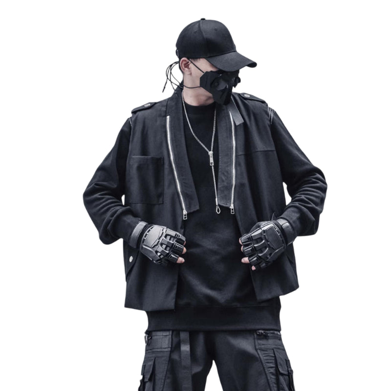 Dark Gothic Techwear Vest