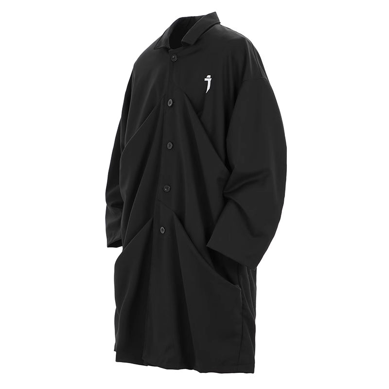 Futuristic Long Techwear Jacket