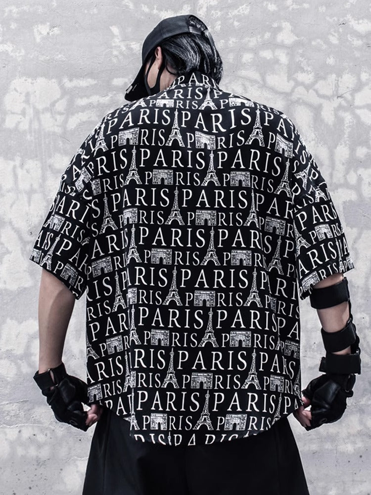 Print Paris Full Shirt