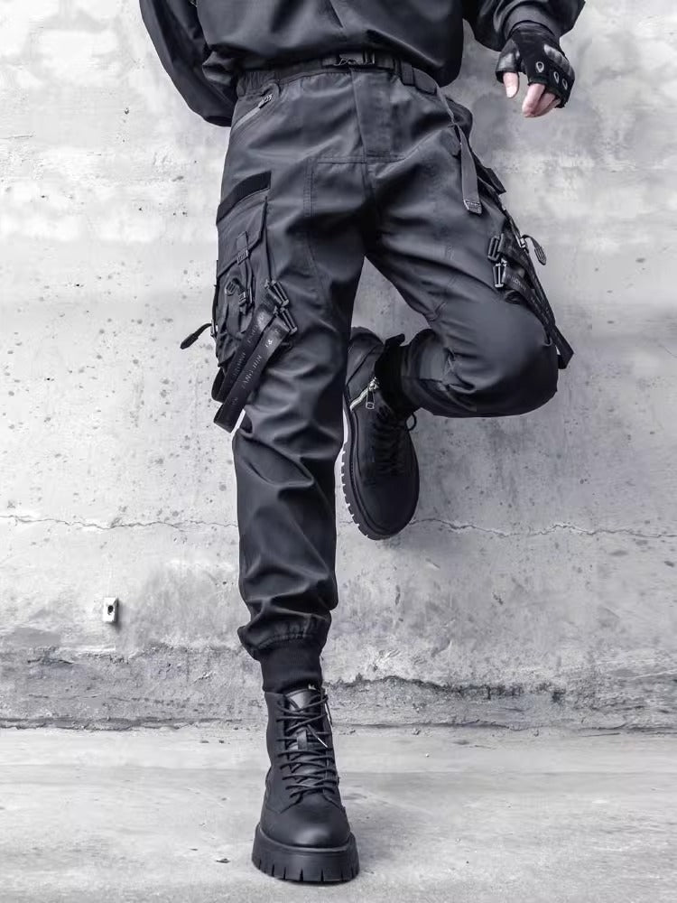 British Urban Techwear Cargo Pants