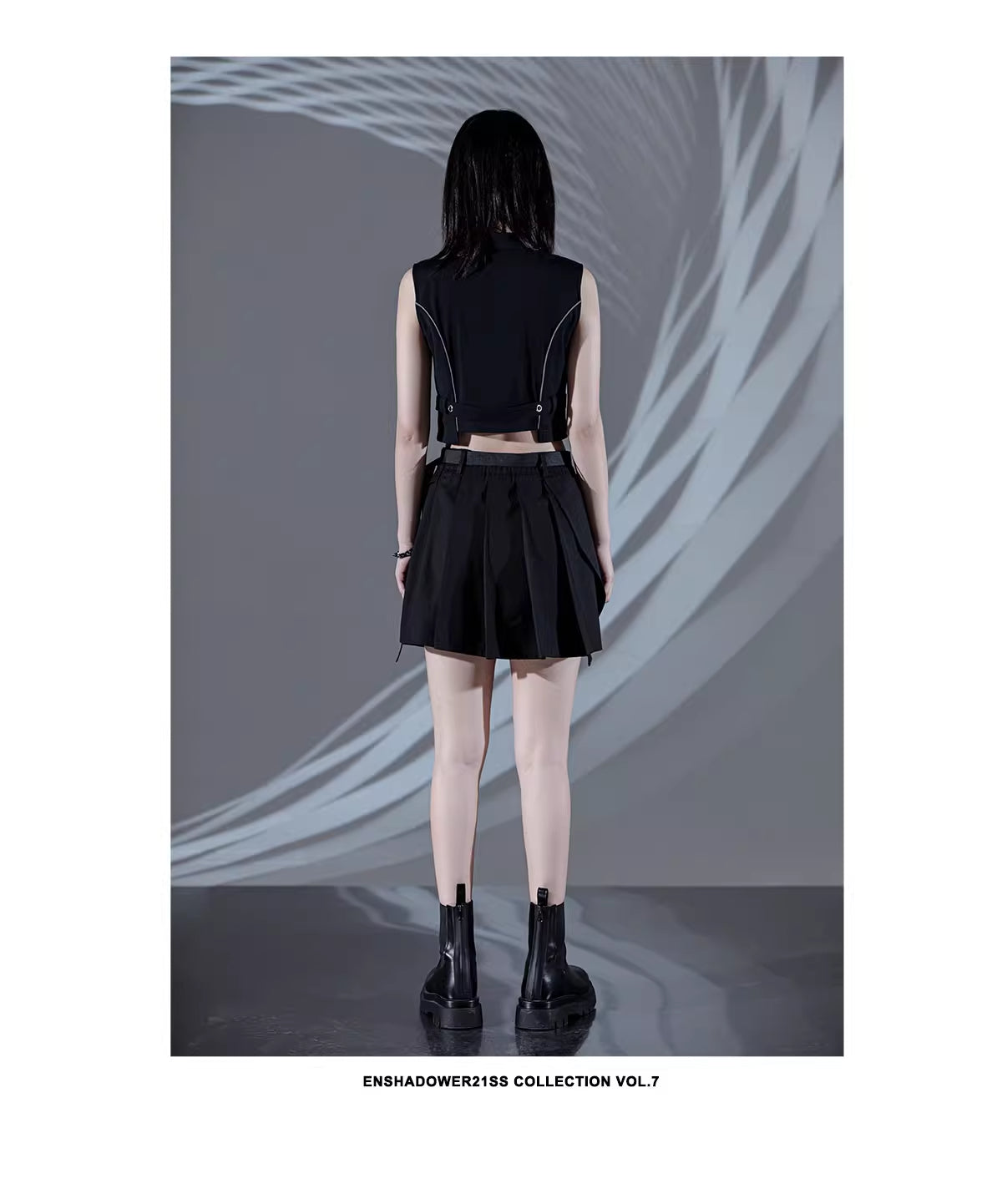 Asymmetrical Mini Skirt