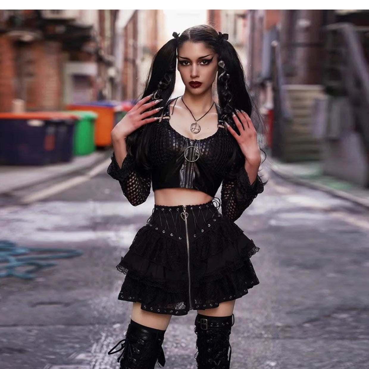 Gothic Punk Mini Skirt