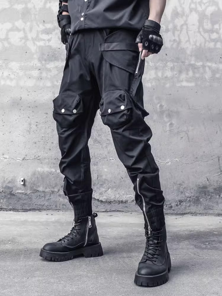 Skinny Techwear Cargo Pants