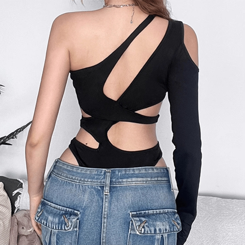 Cyberpunk One Sleeve Bodysuit
