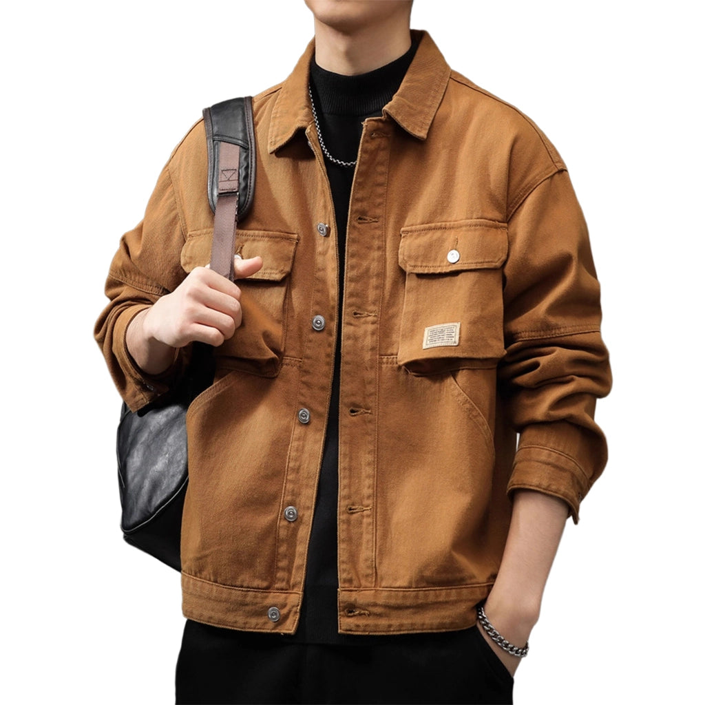Brown Cargo Coat