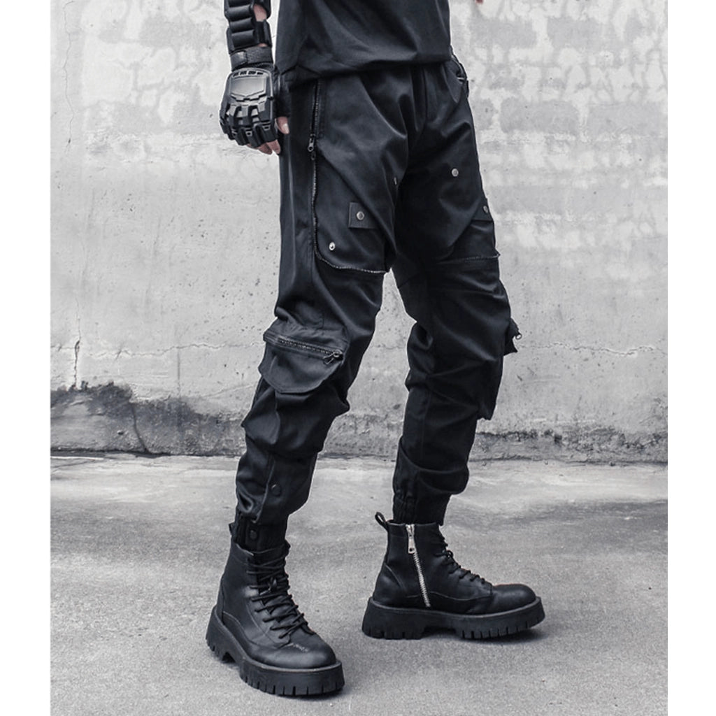 Futuristic Cargo Joggers