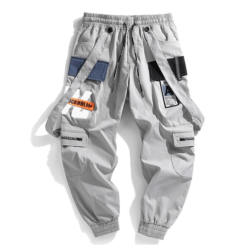 Gray Techwear Pants
