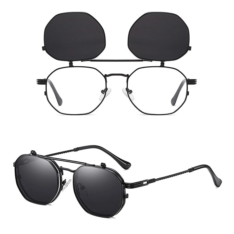 Dual-Mode Tactical Sunglasses