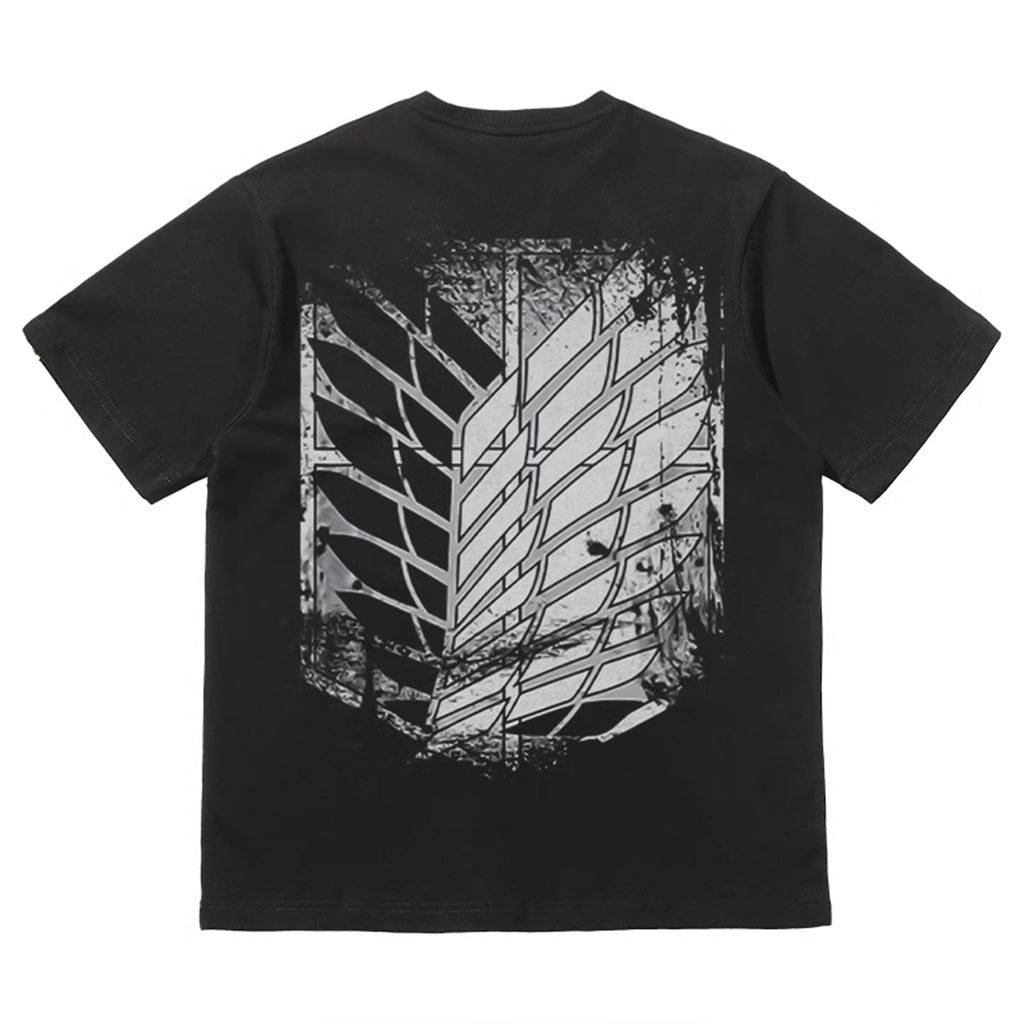 Sweat-Resistant Black Techwear Tee