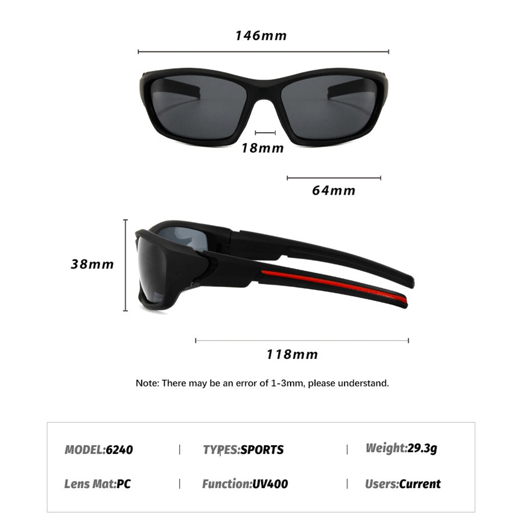 Tactical UV400 Polarized Sports Shades