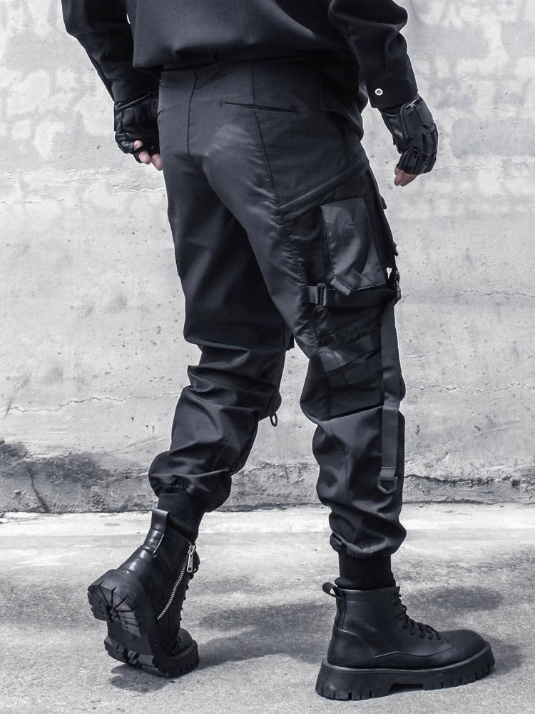 Black Tactical Pants Techwear