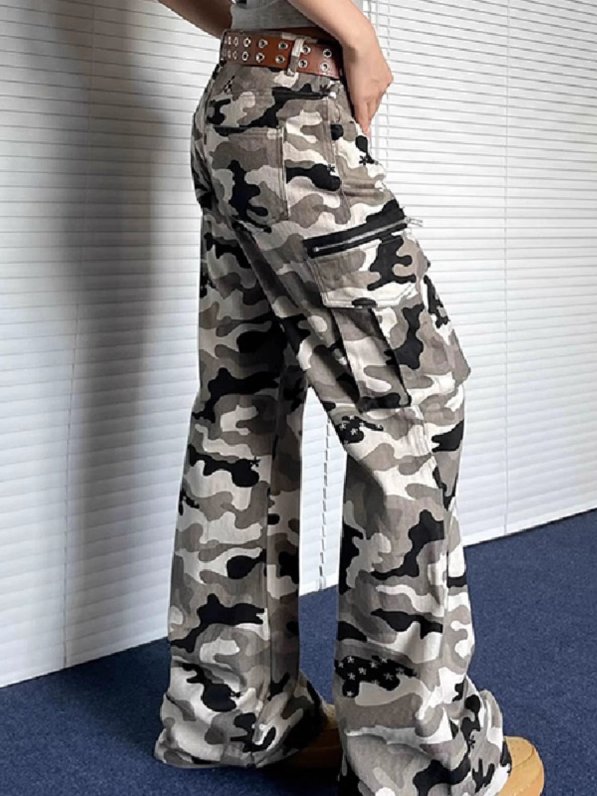 Camo Techwear Cargo Pants