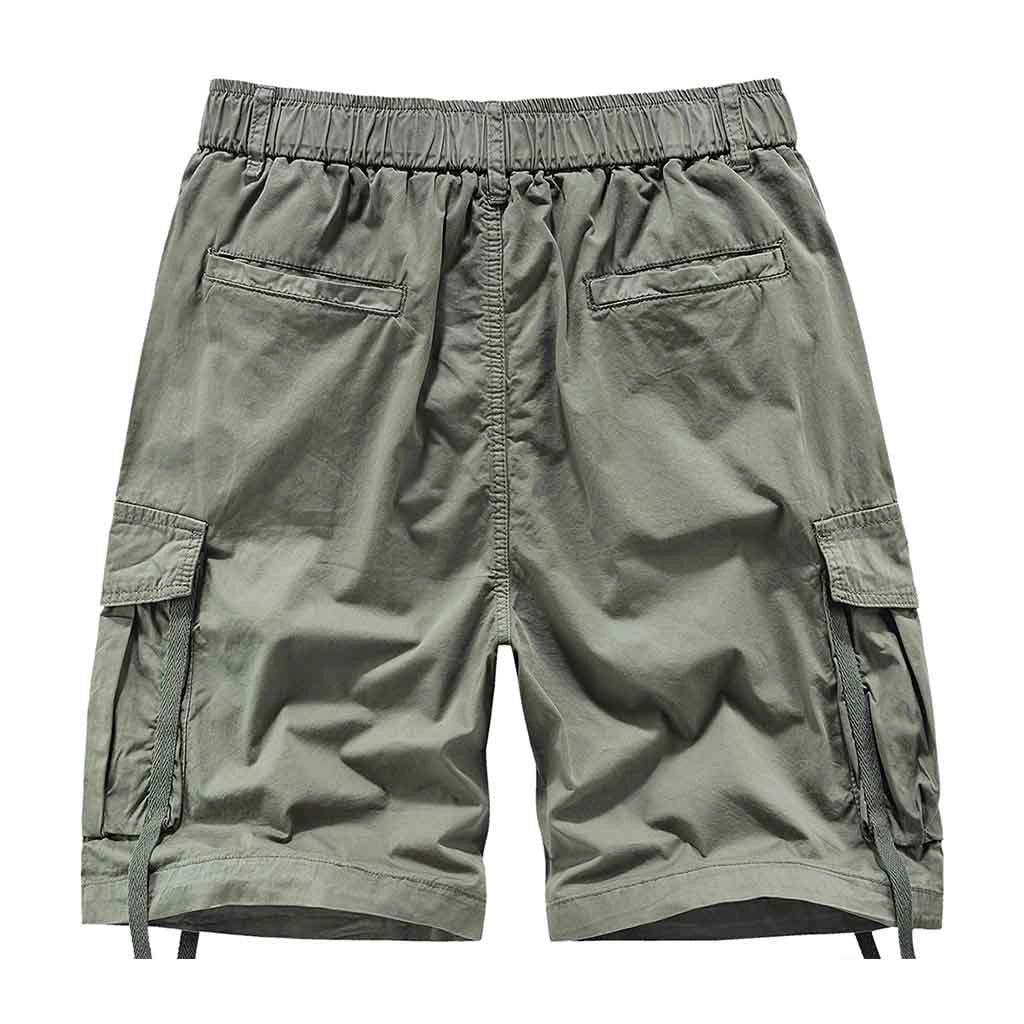 Military Green Utility Shorts