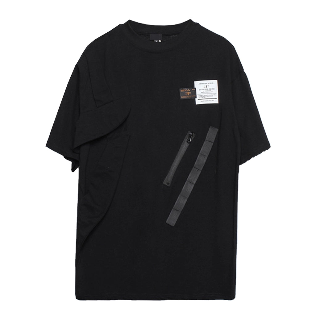 Asymmetrical Black Shirt