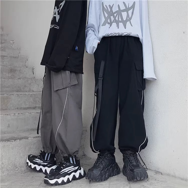 Reflective Techwear Joggers