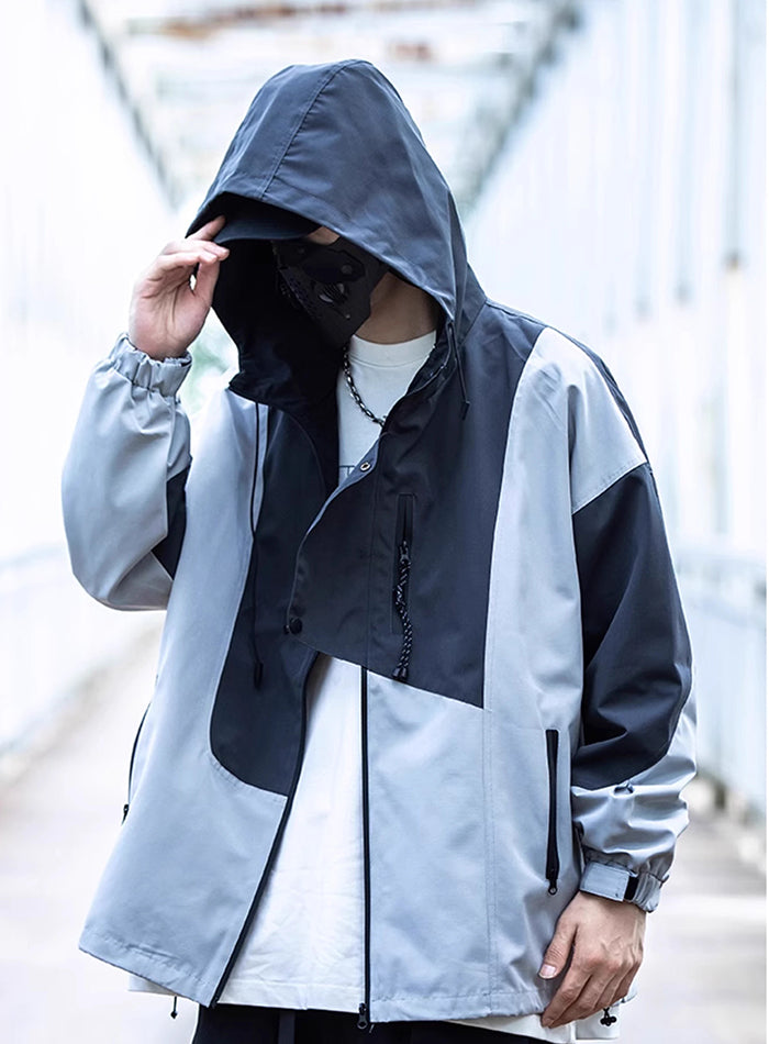 Cyberpunk Hooded Techwear Jacket