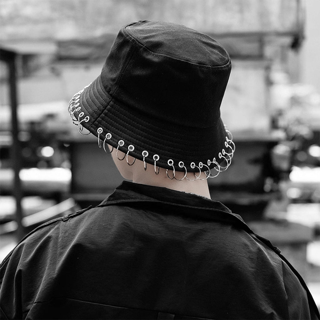Metal Ring Bucket Hat