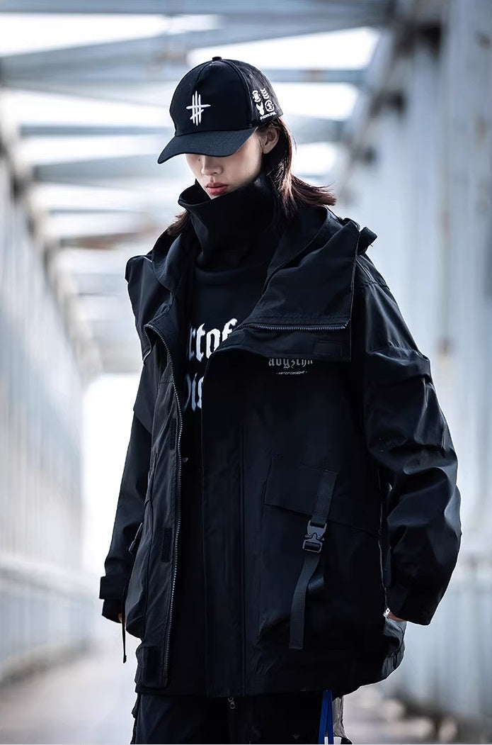 Urban Hooded Techwear Jacket