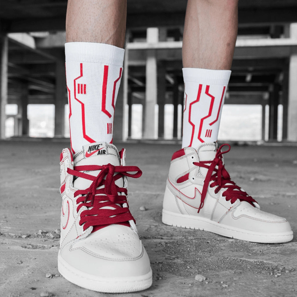 Cyberpunk Circuit Socks