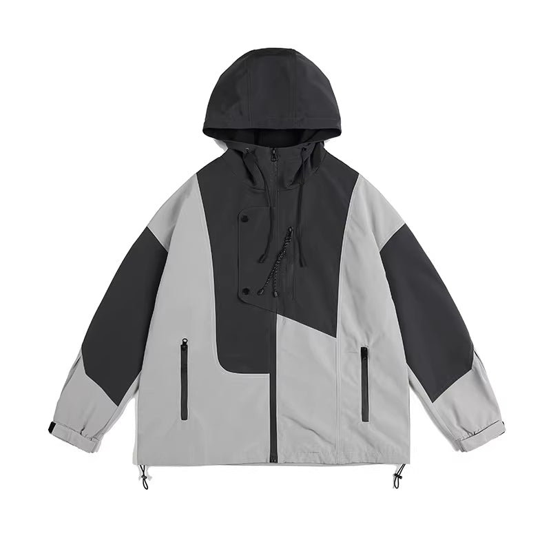 Cyberpunk Hooded Techwear Jacket