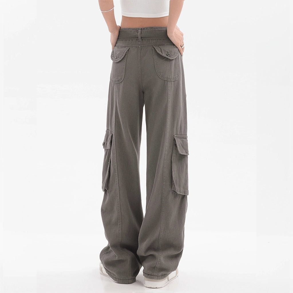 Gray Techwear Pants