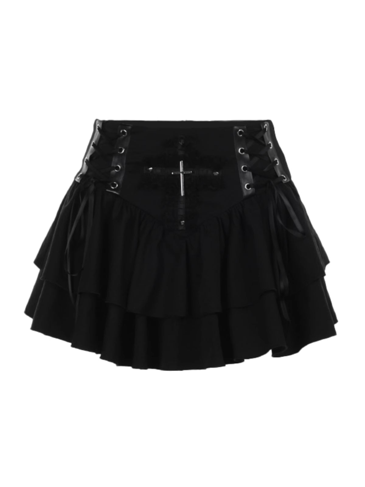 Gothic Puffy Mini Skirt