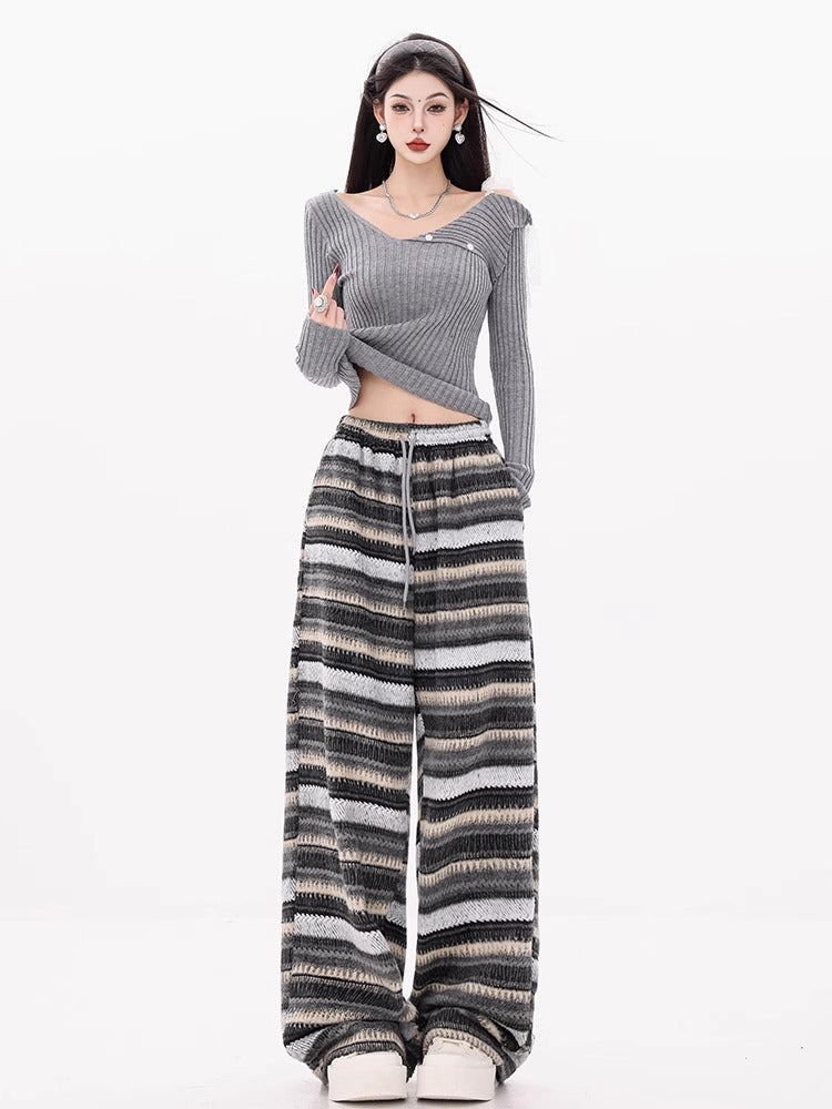 Women’s Striped Techwear Sweatpants