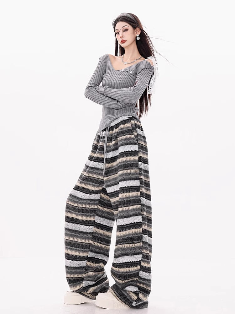 Women’s Striped Techwear Sweatpants