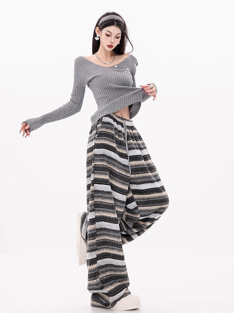 Women’s Striped Techwear Sweatpants