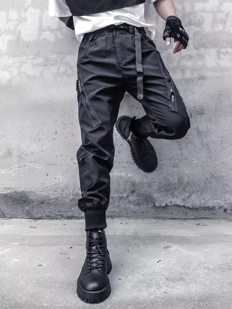 Black Waterproof Techwear Pant