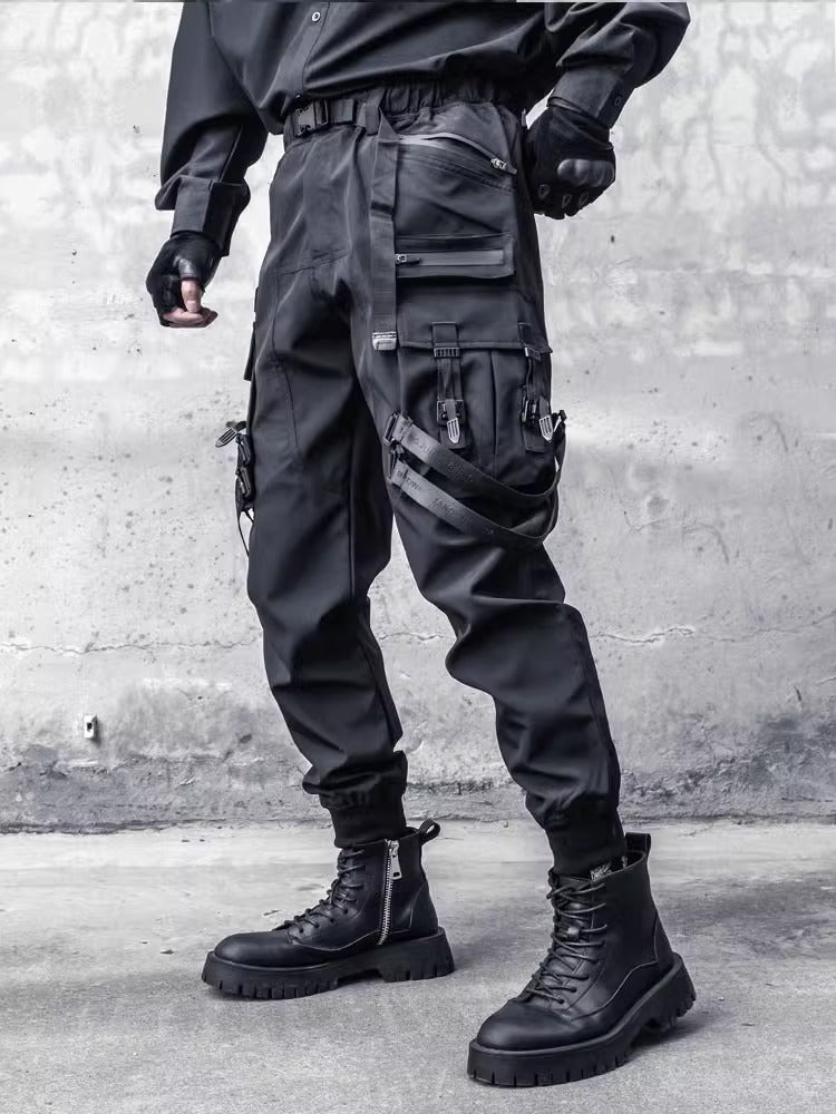 British Urban Techwear Cargo Pants