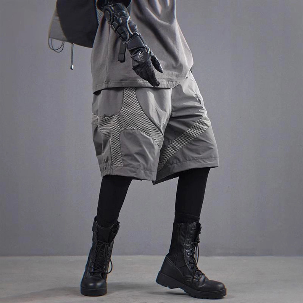 Breathable Mesh Techwear Shorts
