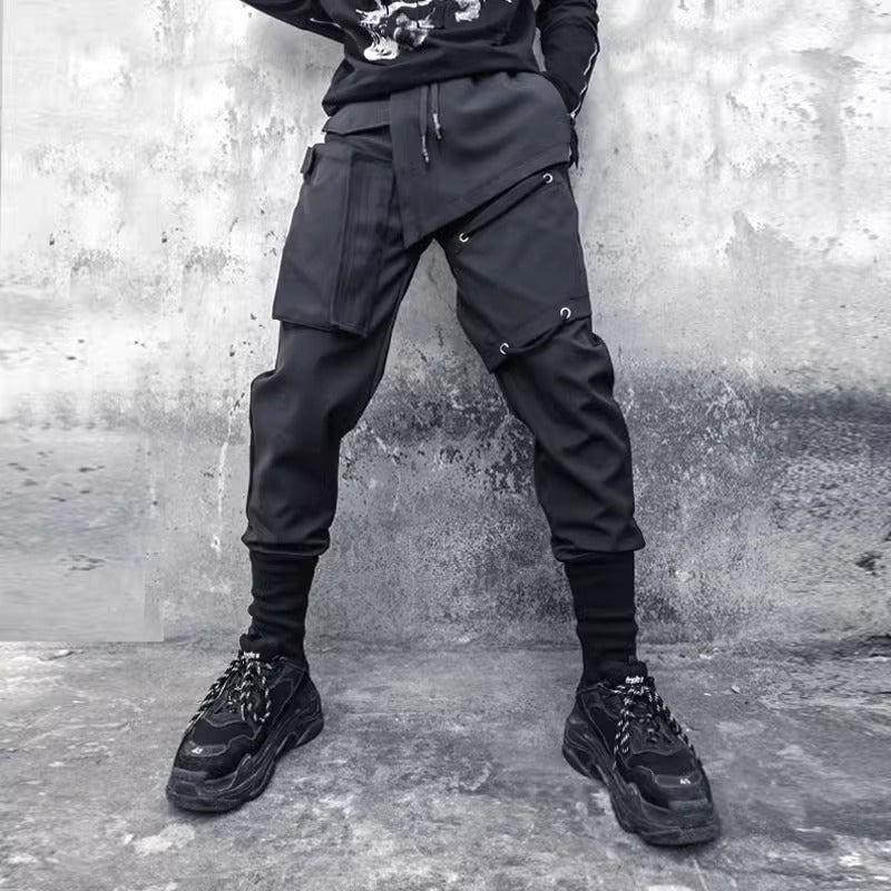 Black Harem Streetwear Pants