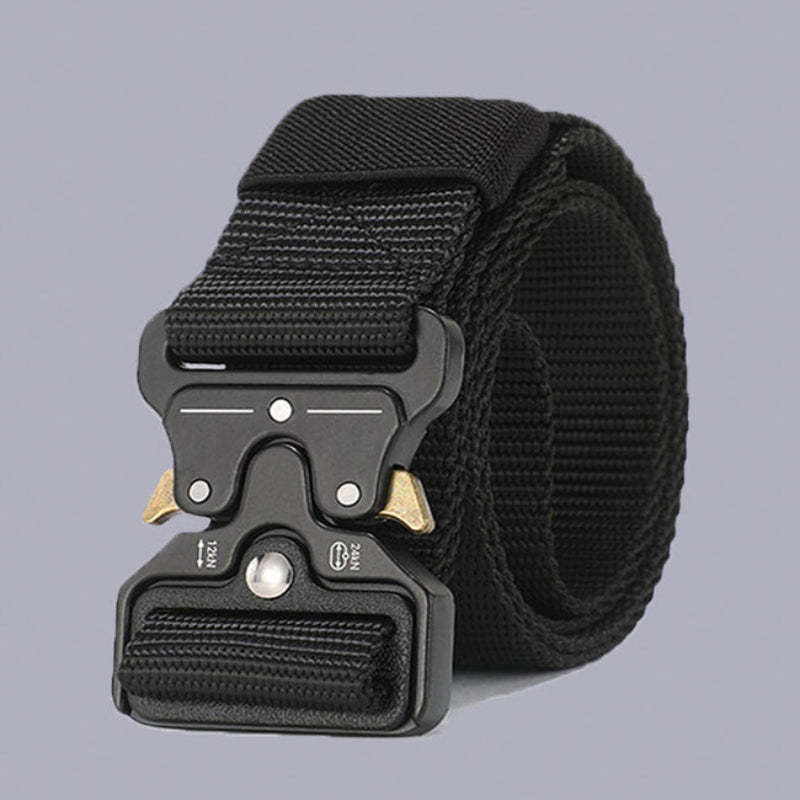 military-style tactical nylon belt