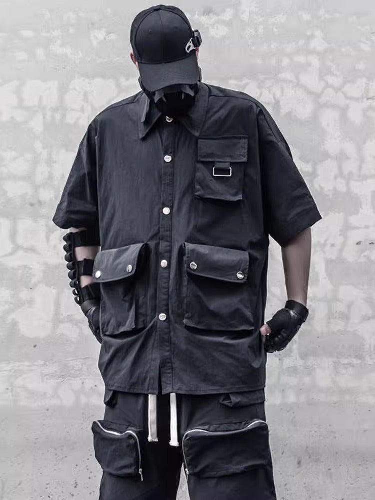 Black Cargo Shirt