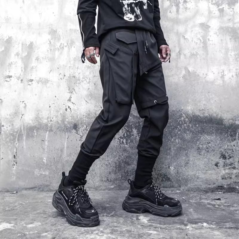 Black Harem Streetwear Pants